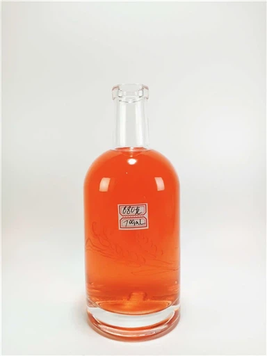 Botella de brandy de vidrio de 700 ml